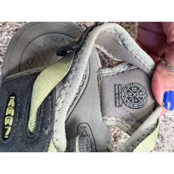 Keen Whisper Sport Sandals Hiking Outdoor Women's 9.5 Waterproof Green Washable - Picture 4 of 8